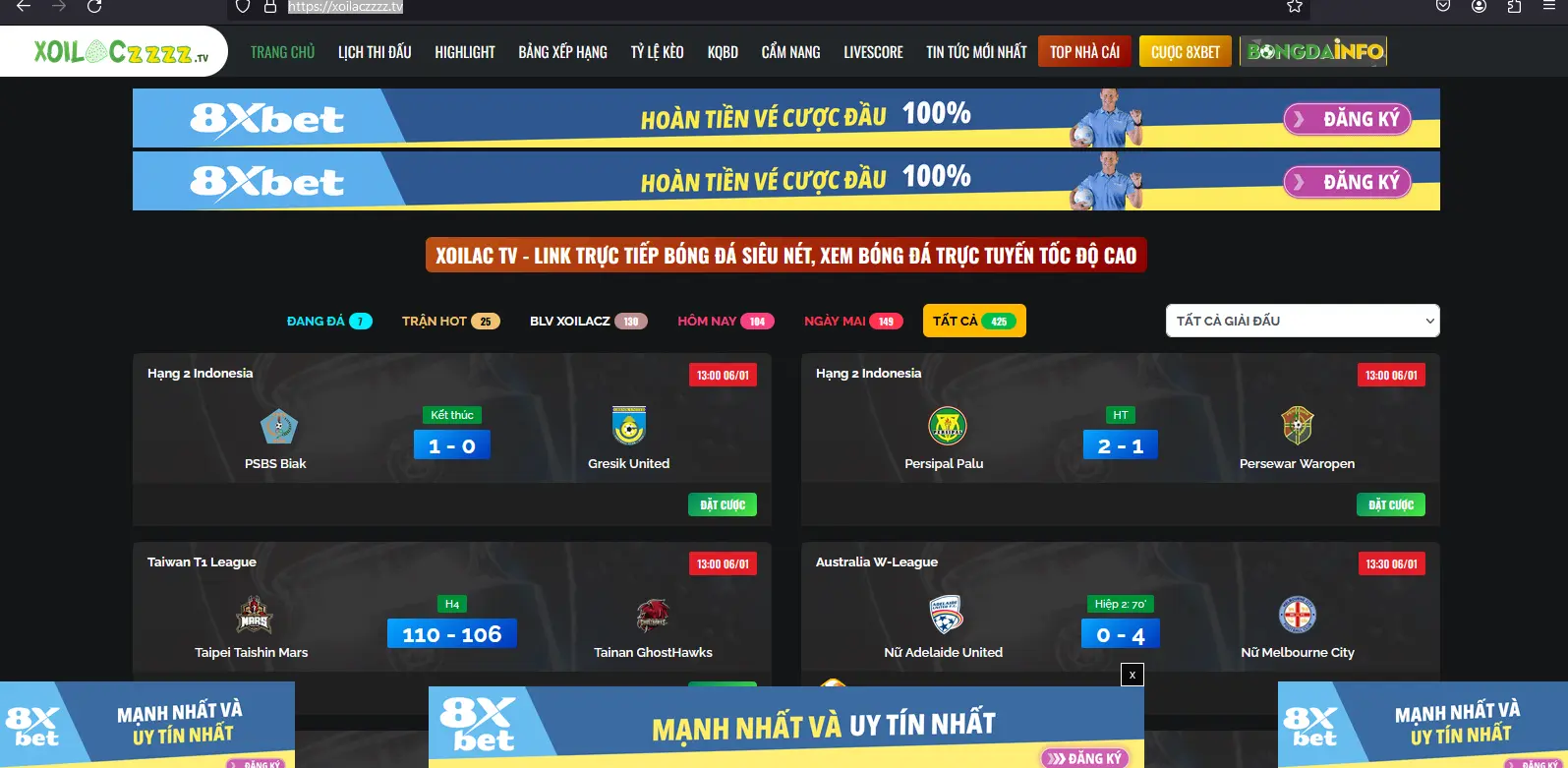 Xoilac TV- Trang web bóng đá trực tiếp mới nhất hiện nay